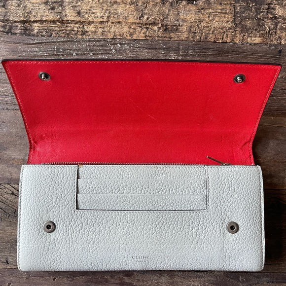 Celine Beige Large Multifunction Flap Wallet - Picture 3 of 6